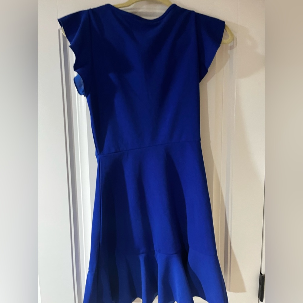 Blue Ruffle Dress - Picture 2 of 2